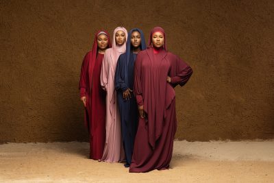 Abaya HAJAR Rouge Bordeau – Image 2