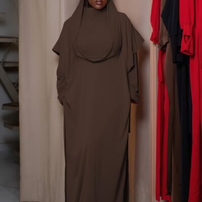 Abaya AICHA marron