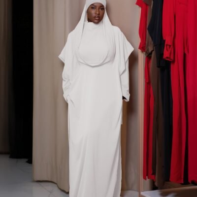 Abaya AÏCHA blanc