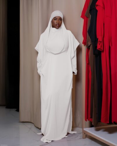 Abaya AÏCHA blanc