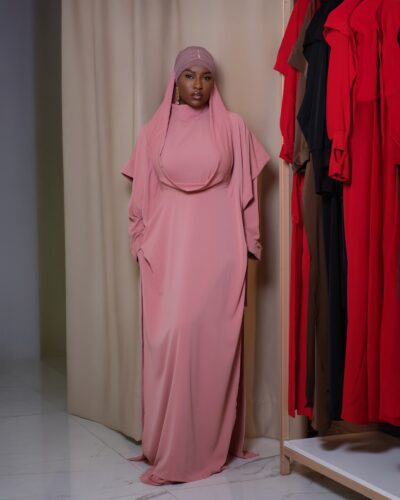Abaya AÏCHA rose