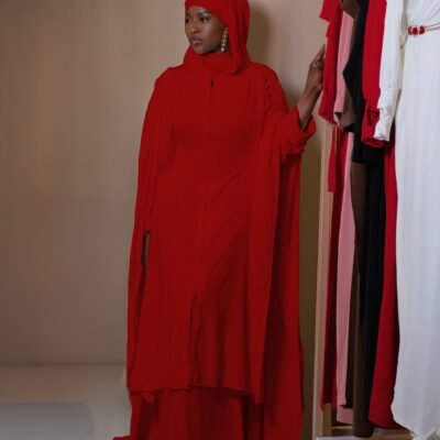 Abaya MARYAM rouge