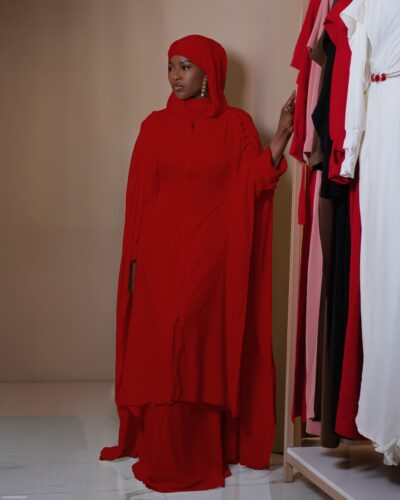 Abaya MARYAM rouge