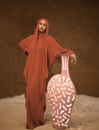 Abaya HAJAR terracotta
