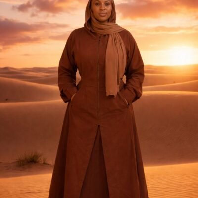 Abaya Zaynab - Marron