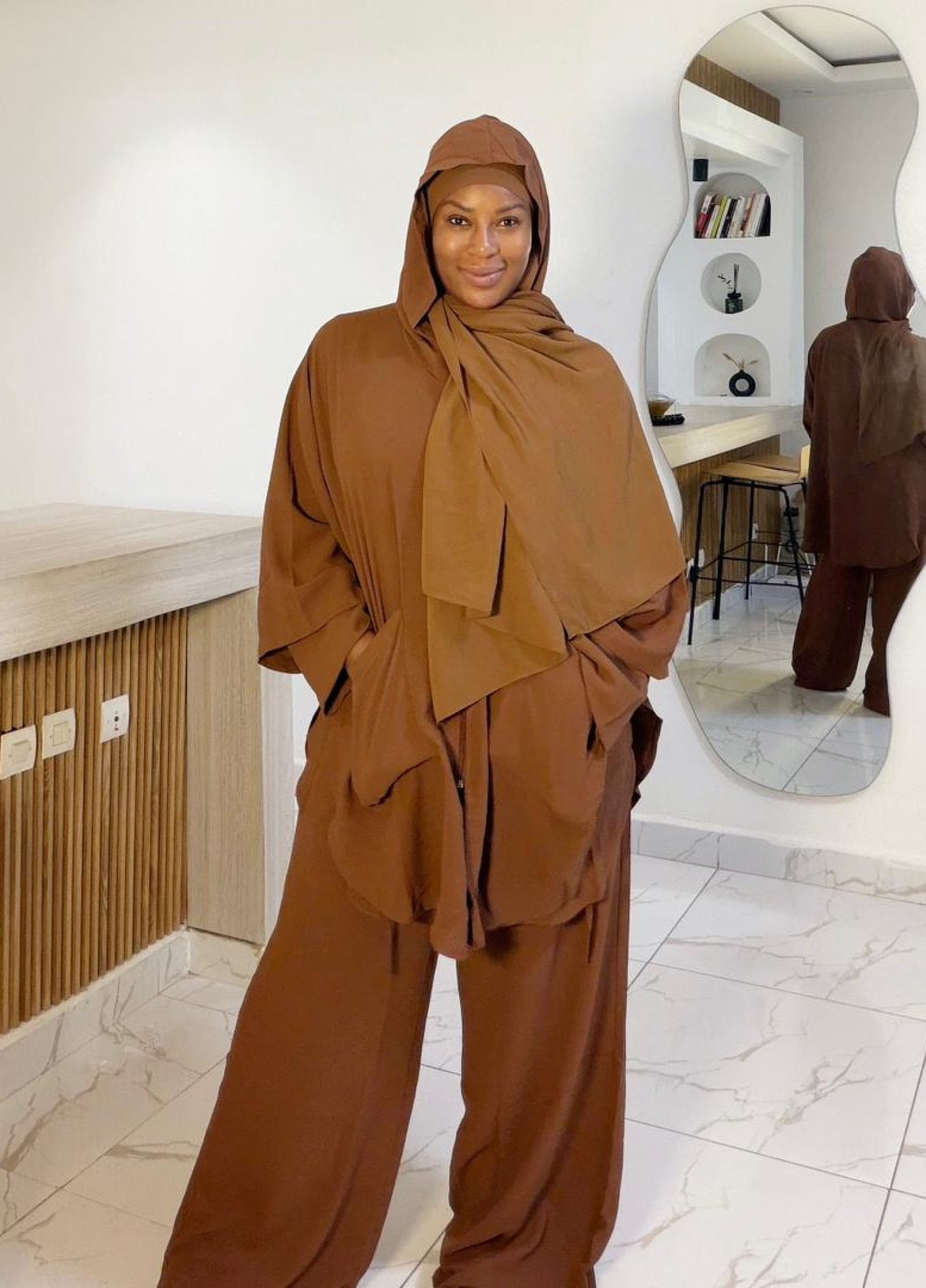 Ensemble ZAYNAB marron